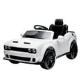 thumbnail image 1 of Licensed Dodge Challenger Kids Electric Car 12V Ride On Car Battery Powered Electric Vehicles with Remote Control, LED Lights, Bluetooth, MP3 for Boys Girls, 1 of 7