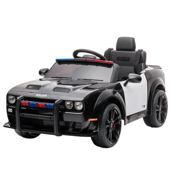 Licensed Dodge Challenger Kids Electric Car 12V Ride On Car Battery Powered Electric Vehicles with Remote Control, LED Lights, Bluetooth, MP3 for Boys Girls
