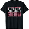 thumbnail image 1 of Licensed Esthetician Women Job Estheticians Esthetician T-Shirt men and women can wear, black, white, gifts, 1 of 4