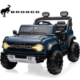thumbnail image 1 of 2 Seats 24V Electric Car for Big Kids, Licensed Ford Bronco Raptor Powered Ride On Car with 4 Wheels Spring Suspension, Parent Remote Control, 24V Ride On Toys for Ages 3-8 Boys Girls Gifts, Blue, 1 of 8