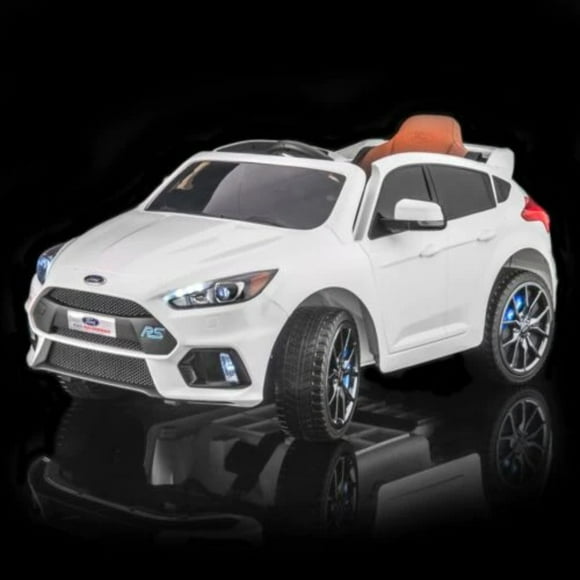 Licensed Ford Focus RS Kids Ride on Car - Frozen White