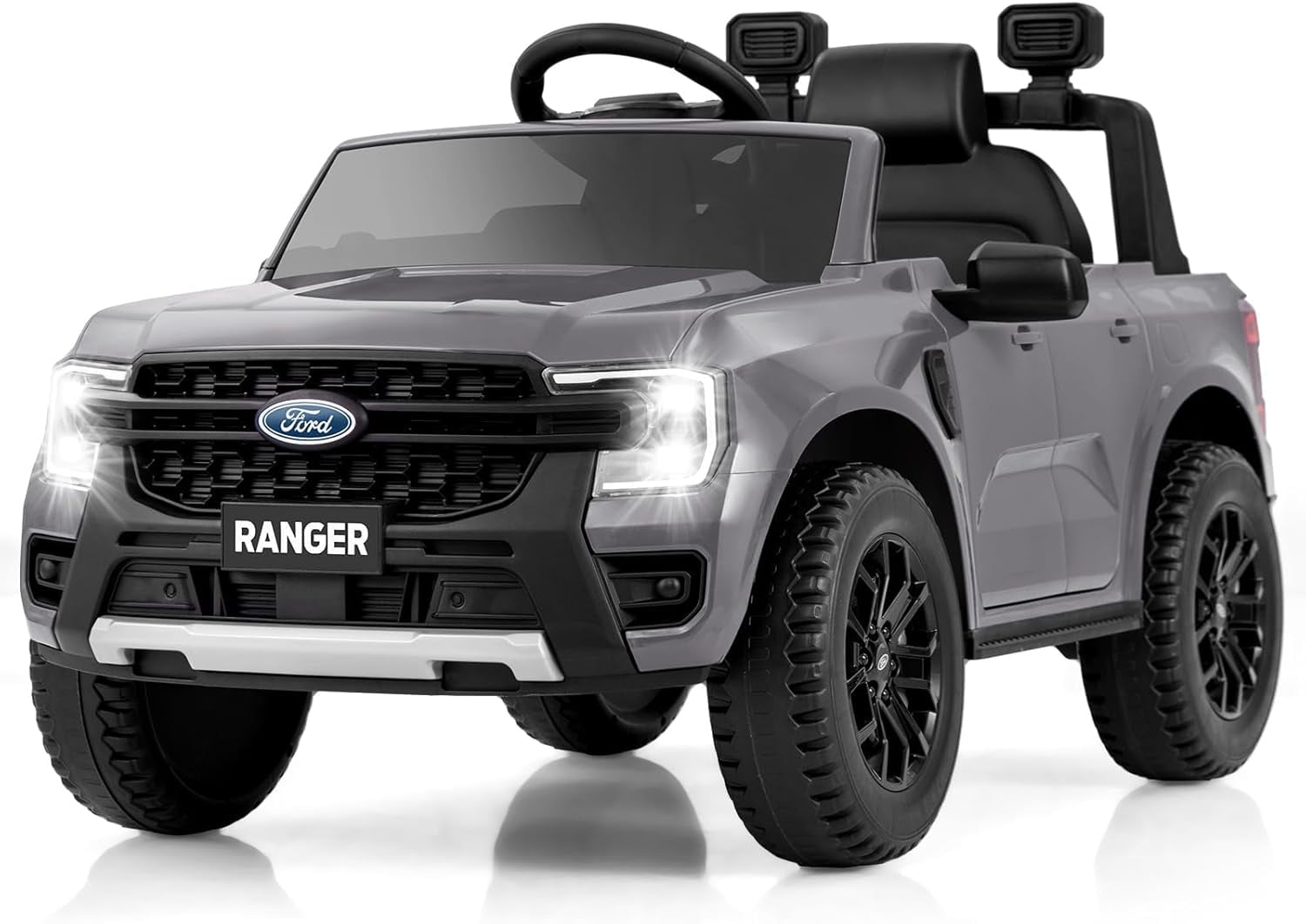 Licensed Ford Ranger Ride on Car for Kids by OLAKIDS, 12V Electric ...