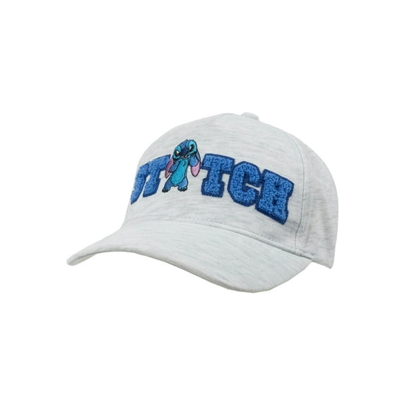 Lilo & Stitch Patch Girls Baseball Cap, Heather Grey, One Size Fits Most