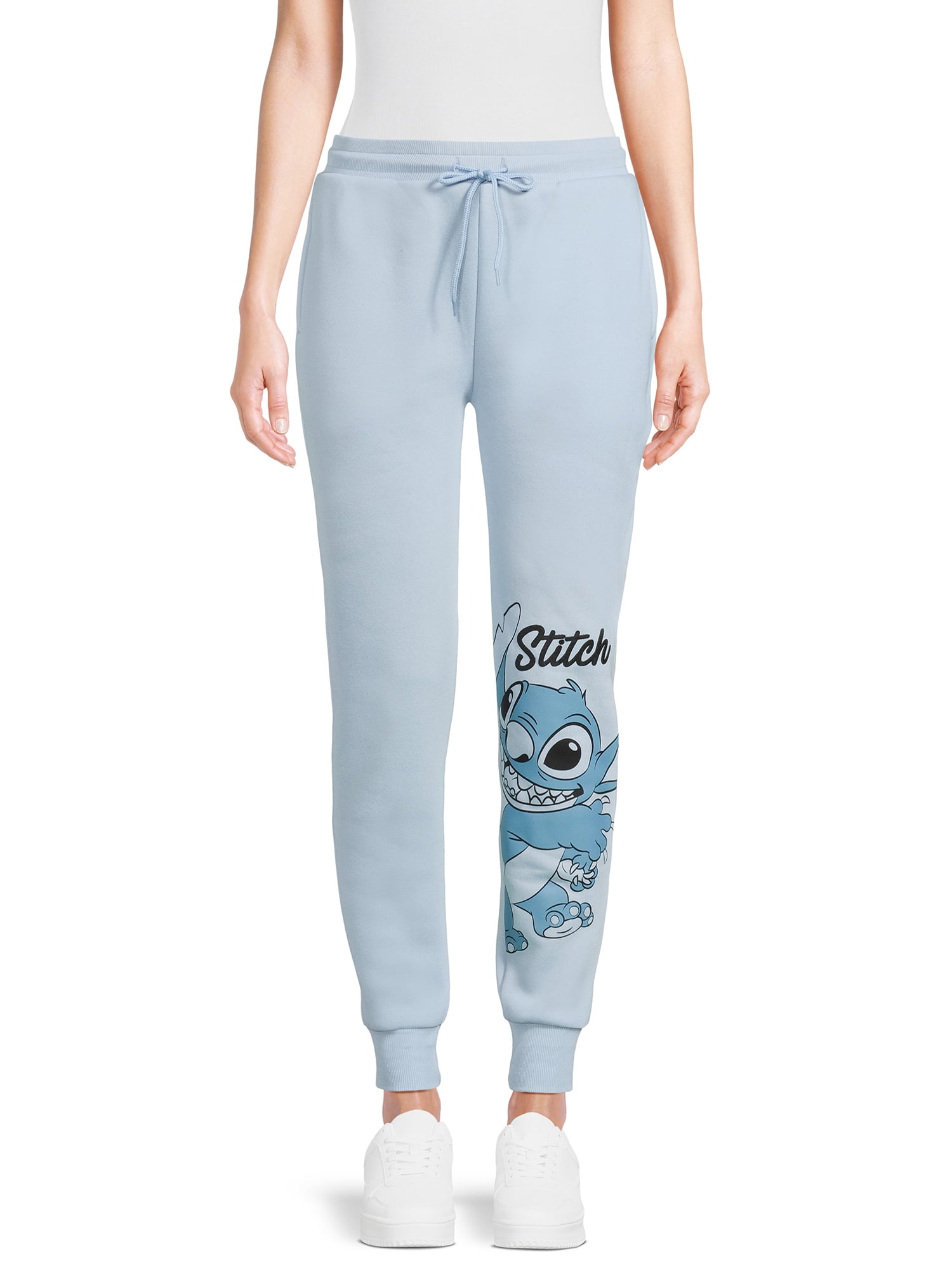Licensed Graphics by Disney Stitch Graphic Mid-Rise Relaxed Fit Jogger Pants (Women's)