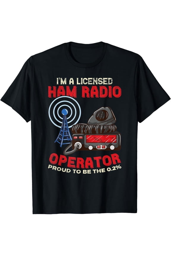 Licensed Ham Radio Operator Amateur Radio Station Transmitter Call Sign T-Shirt