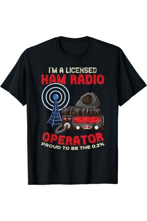 Licensed Ham Radio Operator Amateur Radio Station Transmitter Call Sign T-Shirt