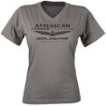 thumbnail image 1 of Licensed Honda Gold Wing Womens Short Sleeve T-Shirt Charcoal/Gray XL, 1 of 2