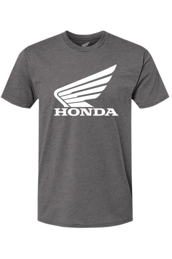 Licensed Goldwing Mens Short Sleeve T-Shirt Heather Gray/White XXL