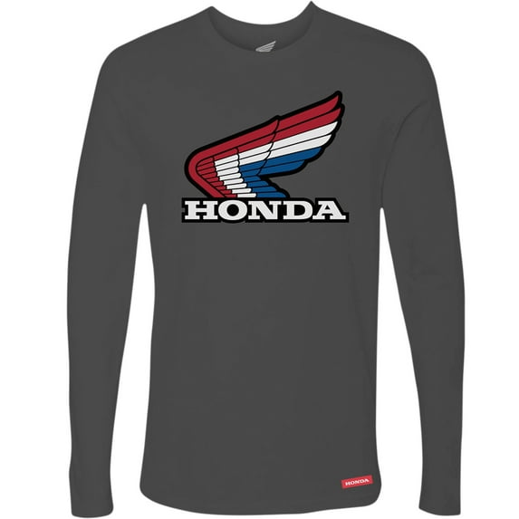 Licensed Wing Mens Long Sleeve T-Shirt Charcoal XL
