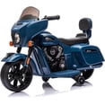 thumbnail image 1 of Licensed Indian Motorcycle 6V Kids Ride on Motorcycle, Battery Powered Electric Motorbike for Toddler with Training Wheels, Headlight, Music, Ride on Toys for 3-6 Years Boys & Girls, Navy Blue, 1 of 9