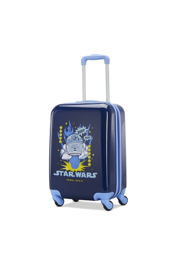 Star Wars x American Tourister Kids Carry On Suitcase with Spinner Wheels - R2D2