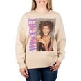 thumbnail image 1 of Licensed Ladies Band Soft Fleece Long Sleeve Crewneck Graphic Sweatshirt (Tan Whitney, S), 1 of 1