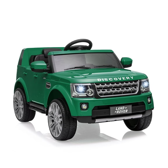 Licensed Land Rover 2-Seater Electric Ride-On Car, 24V/12V, 3 Speeds, Parental Remote, MP3/FM, Suspension, LED Lights, Battery Powered SUV for Outdoor Fun,Green