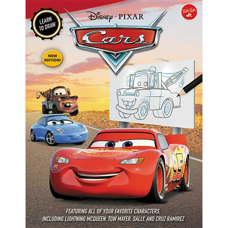 LIGHTNING McQUEEN's Top 10 Racing Tricks, CARS Compilation Drawing and  Coloring Pages