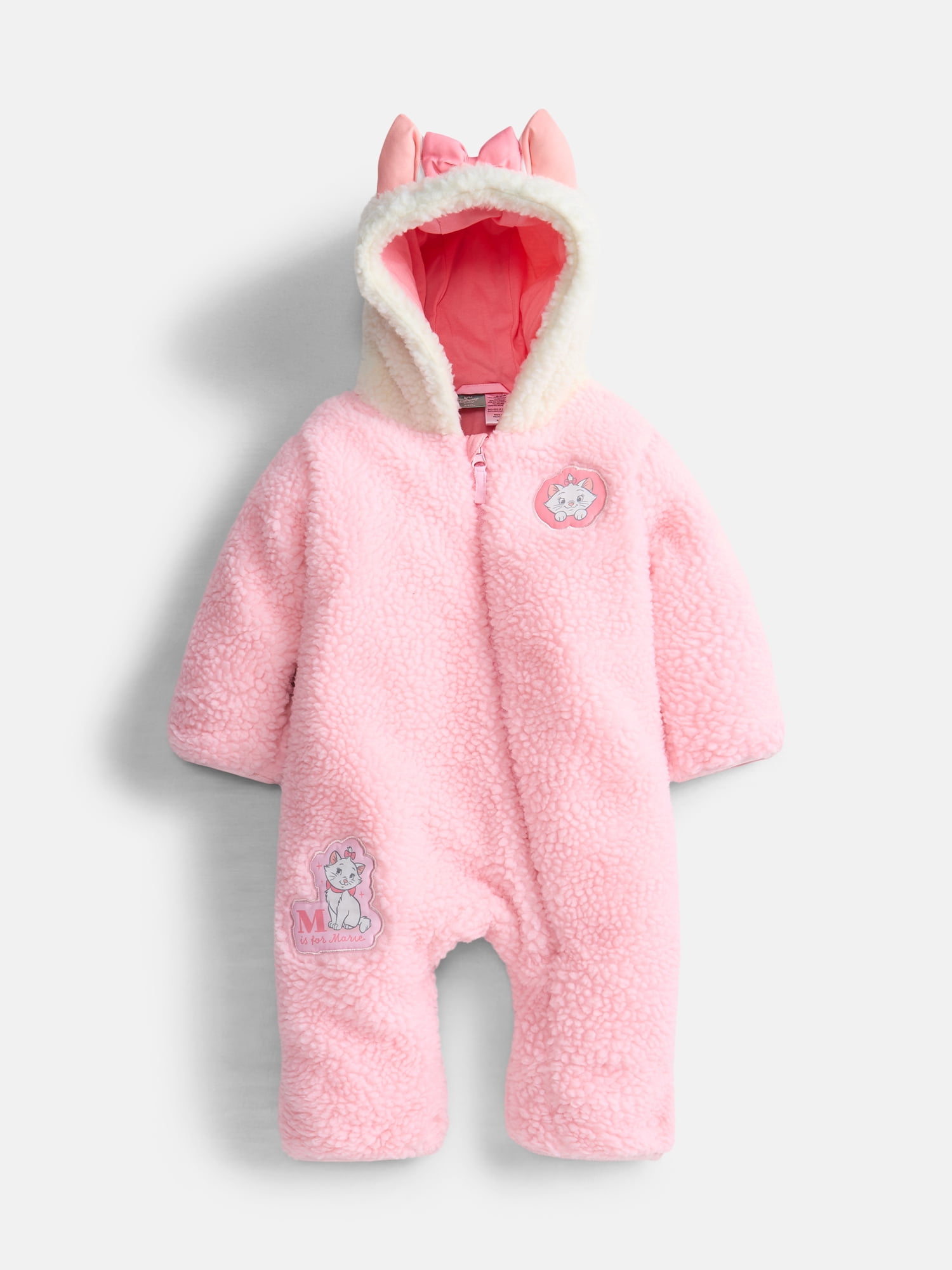 Aristocats Baby Girls' Faux Shearling Pram, Sizes 0/3M-6/9M