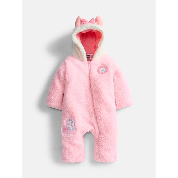 Aristocats Baby Girls' Faux Shearling Pram, Sizes 0/3M-6/9M