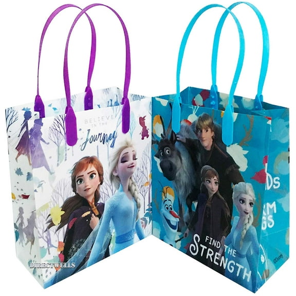 Licensed Party Bags, Plastic Disney Frozen, (6 Piece)