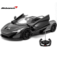thumbnail image 1 of Licensed RC Car 1:14 Scale McLaren P1 |  Radio Remote Control 1/14 RTR Super Sports Car w/ Open Doors Model (Matt Black), 1 of 7