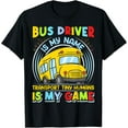 thumbnail image 1 of Licensed School Bus Design for a Bus Driver T-Shirt, 1 of 4
