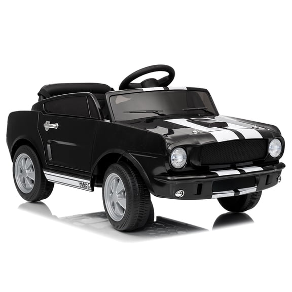 Licensed Shelby 12V Electric Ride-On Car for Kids – Battery Powered, Remote Control, Adjustable Speed, Safety Belt, LED Headlights, Parental Override, Ideal Toy Vehicle
