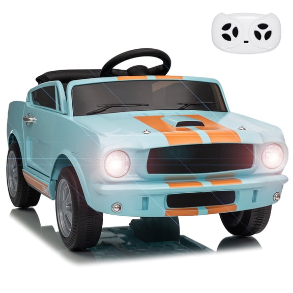 Licensed Shelby Kids Electric Vehicle | 12V Ride-On Toy with Remote Control | LED Lights, MP3, and Bluetooth | for Boys and Girls