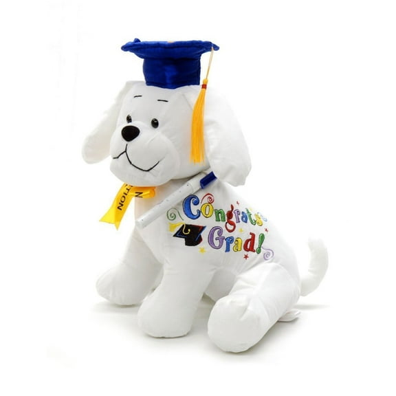 Licensed Stuffed Animals & Plush Toys, Graduation Autograph Blue Hat, 105"