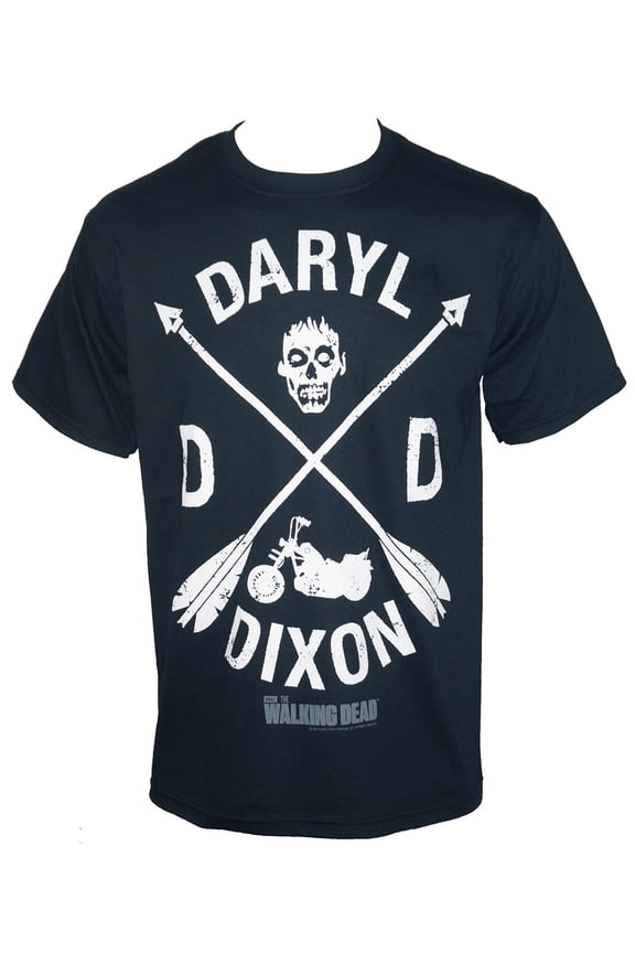 Licensed THE WALKING DEAD Arrow Dixon T-Shirt Black