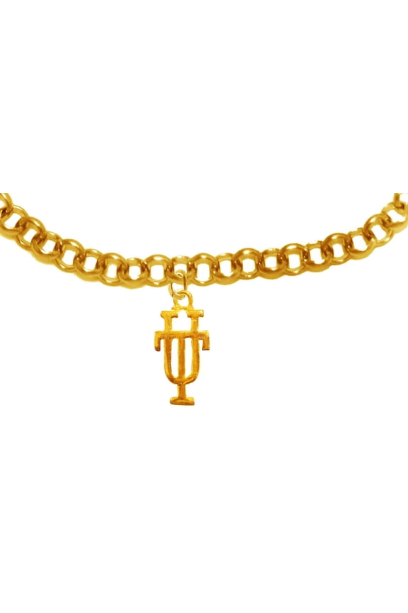 Licensed Texas, UT,University Of Texas, 14KT Goldtone Adjustable Bracelet.It Will Fit Everyone. Licensed Hologram ID Enclosed With Shipment. Stamped Marking In Metal On The Backside Of The Charm.2003