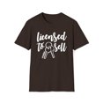 thumbnail image 1 of Licensed To Sell, Gildan Unisex Softstyle Shirt, Realtor Graphic Tee, S-3XL, 1 of 3