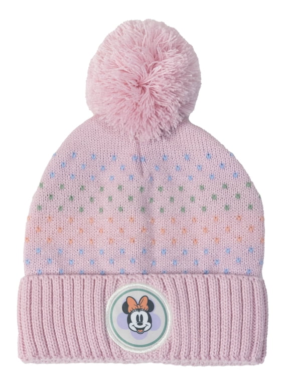 Licensed Toddler Cold Weather Knit Beanie Style Hat, One Size