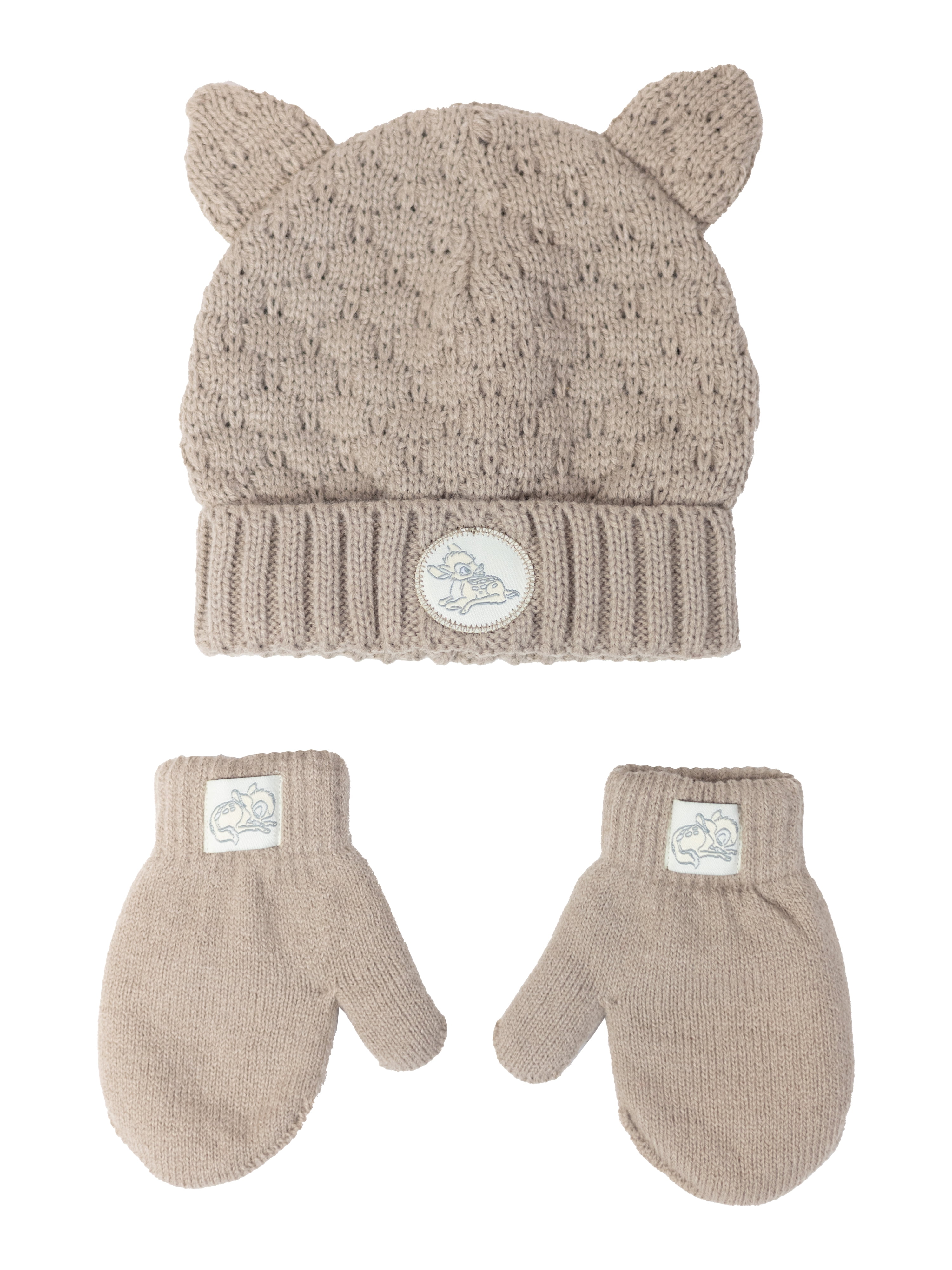 Character Baby Beanie and Mittens Set, 3-Piece