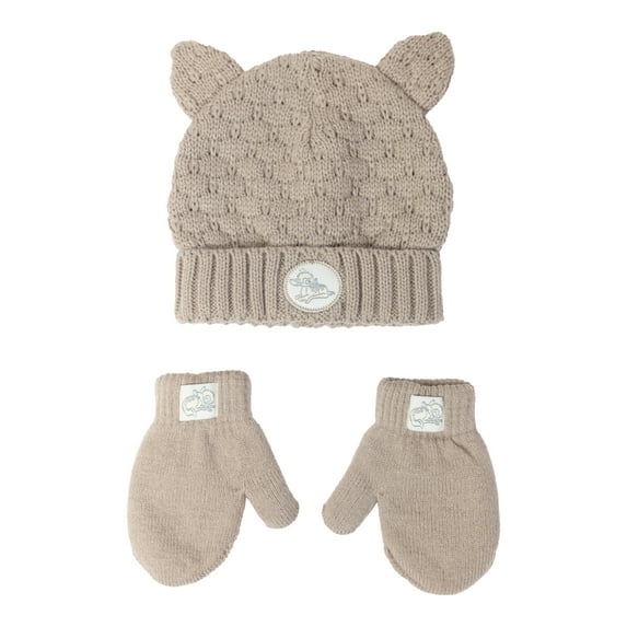 Character Baby Beanie and Mittens Set, 3-Piece