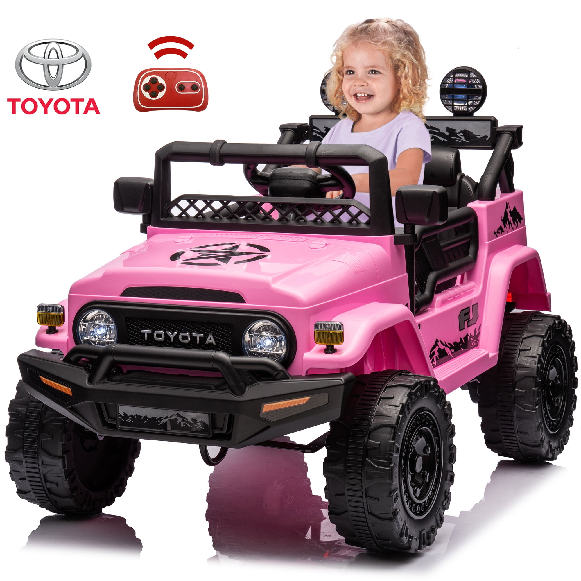Licensed Toyota FJ Cruiser Kids Ride on Car with Remote Control 12V ...