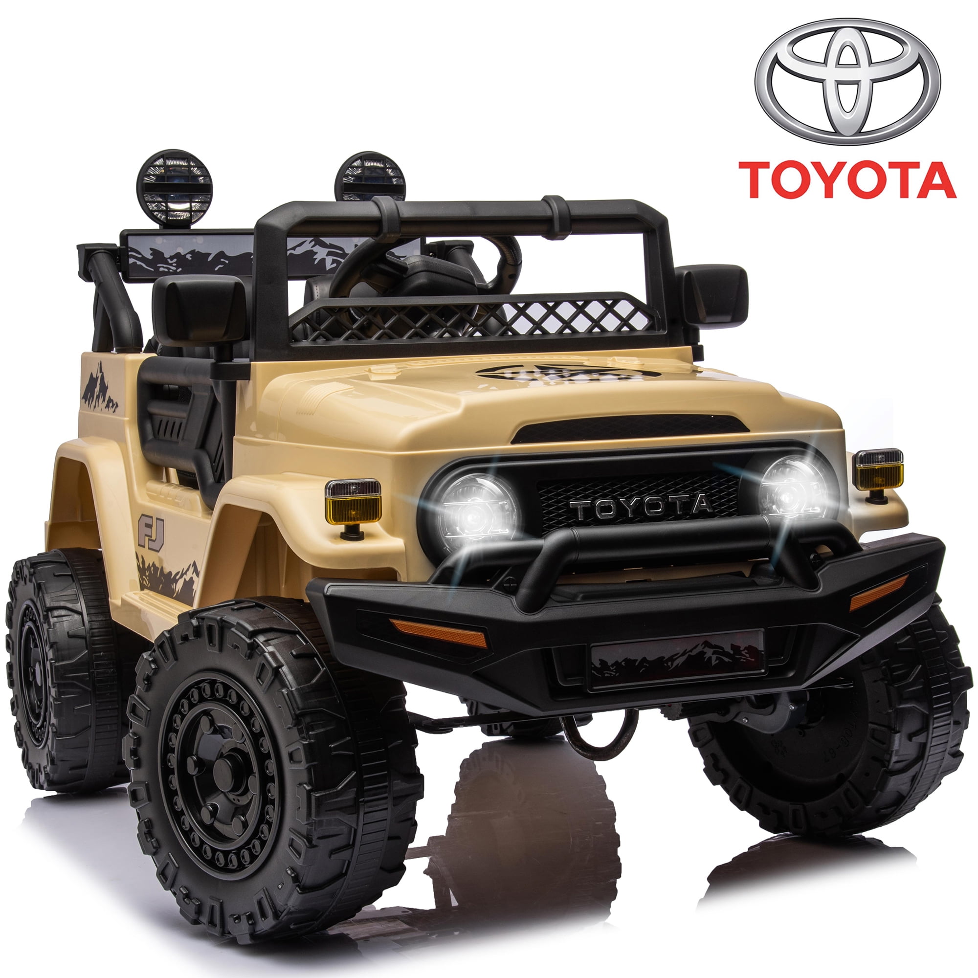 Licensed Toyota FJ Cruiser Kids Ride on Car with Remote Control 12V ...