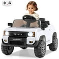 thumbnail image 1 of Licensed Toyota Ride on Car by OLAKIDS, Battery Powered Electric Vehicle for Kids with Remote Control, MP3, USB, Power Display, LED Lights, Suspension, Ride on Toy for 3+ Boys Girls, 1 of 9