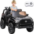 thumbnail image 1 of Licensed Toyota Tundra 12V Kids Ride On Truck Car with Remote Control, Battery Power Electric Ride on Toys with Spring Suspension, LED Headlights, 2 Speed, Music, for Boys & Girls, Black, 1 of 6