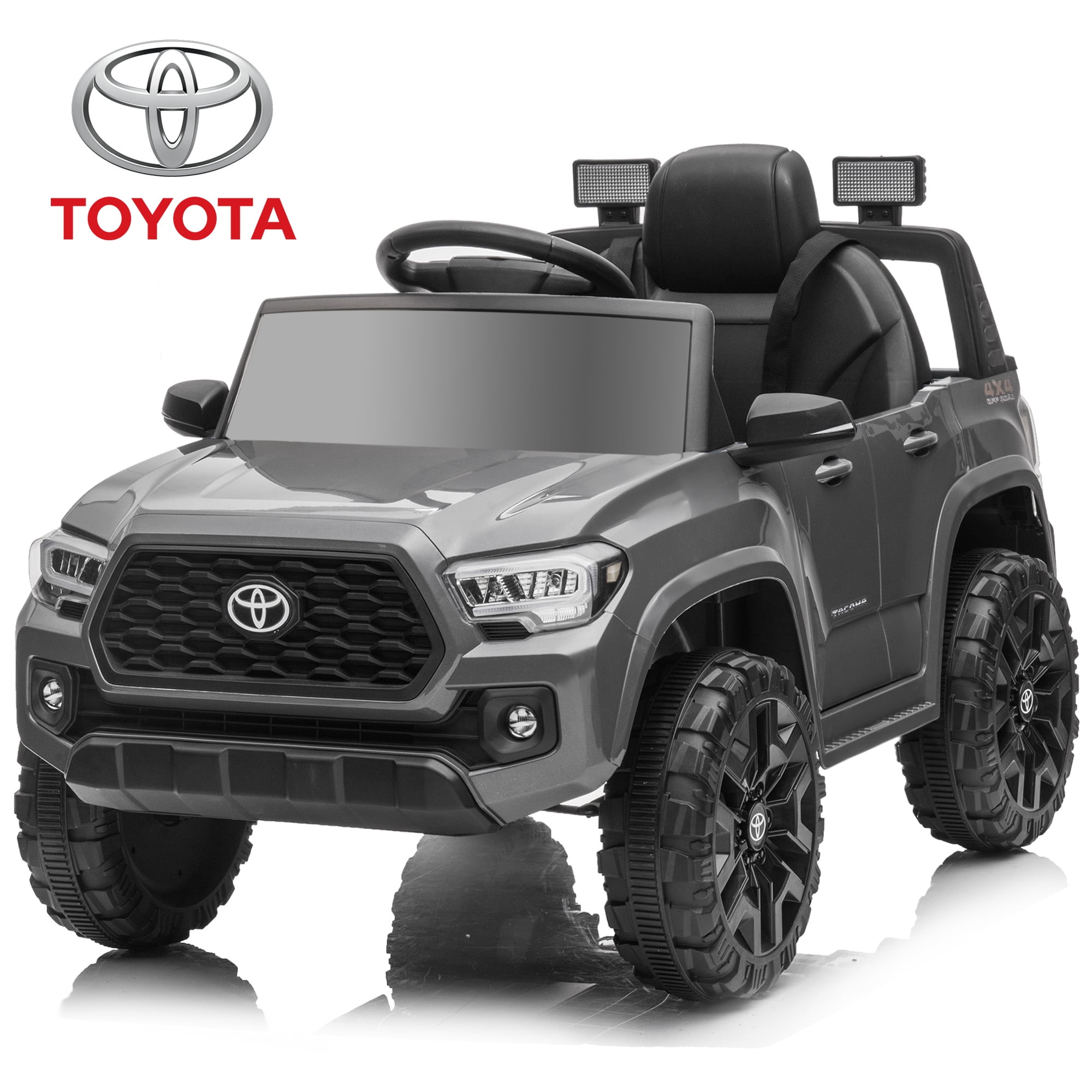 Toyota Tacoma Licensed Toddler Ride-On Truck, 12V Electric Toy Car for ...
