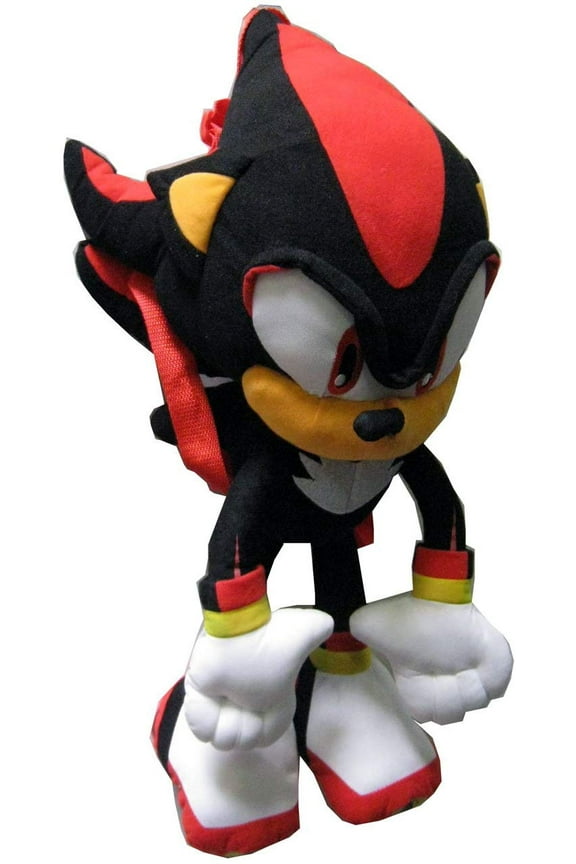 Licensed Unisex Sonic the Hedgehog Doll Plush Backpack, Multicolor