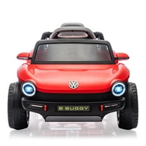 Licensed Volkswagen 12V Kids Ride-On Car with Remote Control, LED Lights, Bluetooth & MP3, Battery Powered Electric Vehicle Toy for Boys & Girls