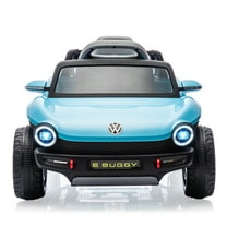 Licensed Volkswagen Kids Ride On Car, 12V Electric Vehicle with Remote Control, LED Lights, MP3 & Bluetooth, Safe Ride On Toy for Boys & Girls Ages 3–8