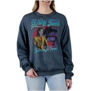 Licensed Womens Graphic Sweatshirt, Billy Joel - Small