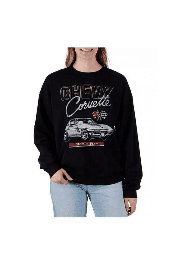 Licensed Women's Small Corvette Graphic Sweatshirt