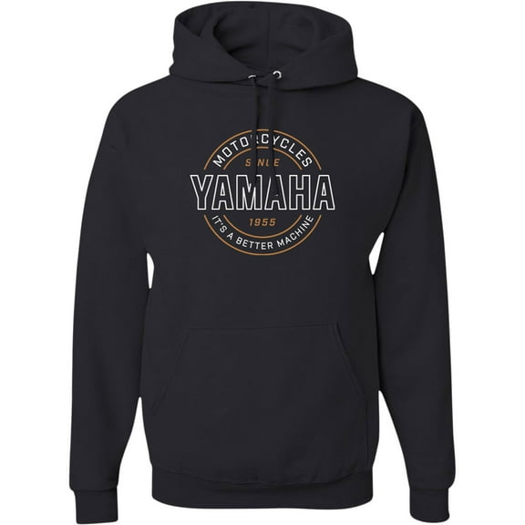 Licensed Yamaha Better Machine Mens Pullover Hoody Black XL