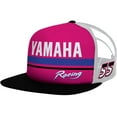 thumbnail image 1 of Licensed Yamaha Motosport Stripe Flat Bill Snapback Hat Pink, 1 of 2