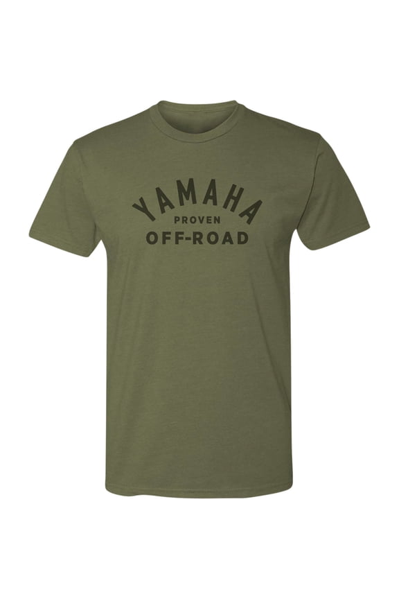 Licensed Proven Off-Road Mens Short Sleeve T-Shirt Olive Green SM