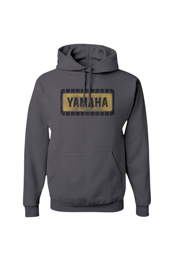Licensed Retro Mens Pullover Hoody Charcoal LG