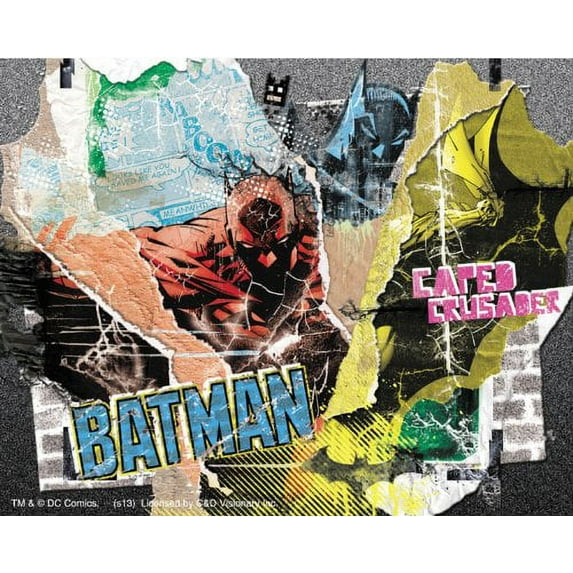 Licenses Products DC Comics Batman Collage Sticker