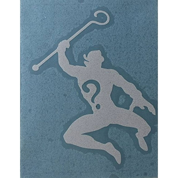 Licenses Products DC Comics Batman Ridder Rub On Sticker, White