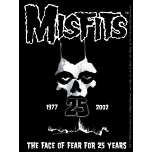 Licenses Products Misfits 25 Year Face of Fear Sticker