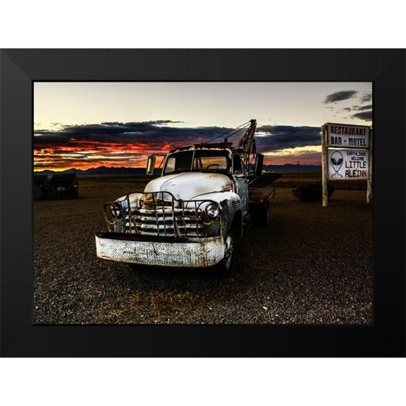 Lichtenwalter, Tom 14x11 Black Modern Framed Museum Art Print Titled - UFO Car